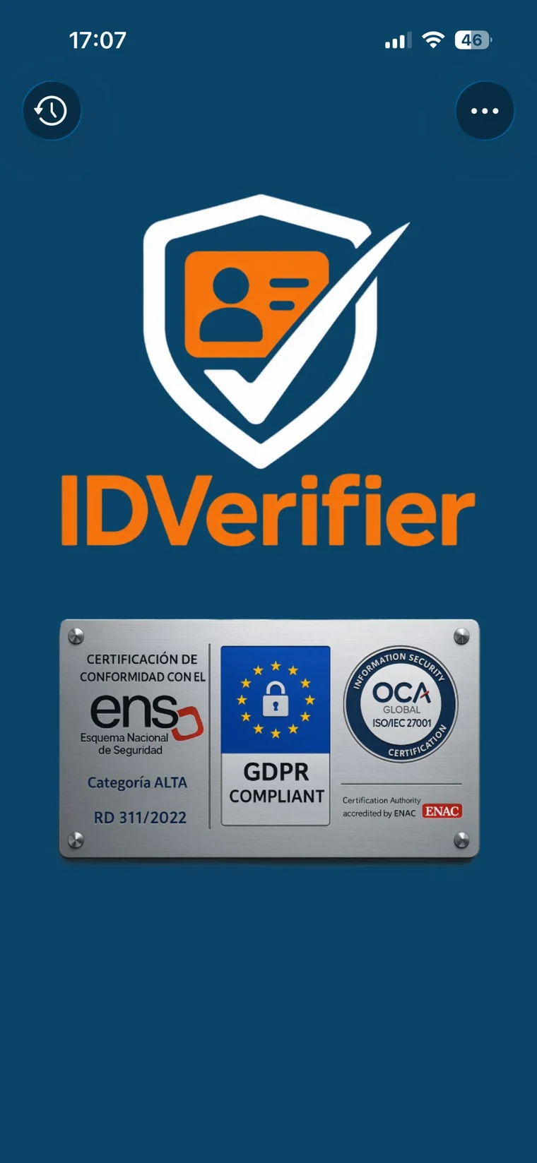 A clear start connects the customer channel with the mobile verification experience.